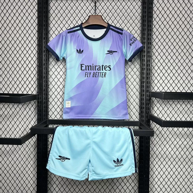 Echipament fotbal Arsenal Tricou Treilea 2024-25 pentru copii