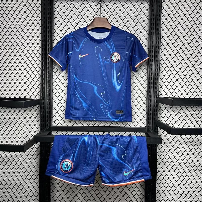 Echipament fotbal Chelsea Portar Tricou Acasa 2024/25 Copii