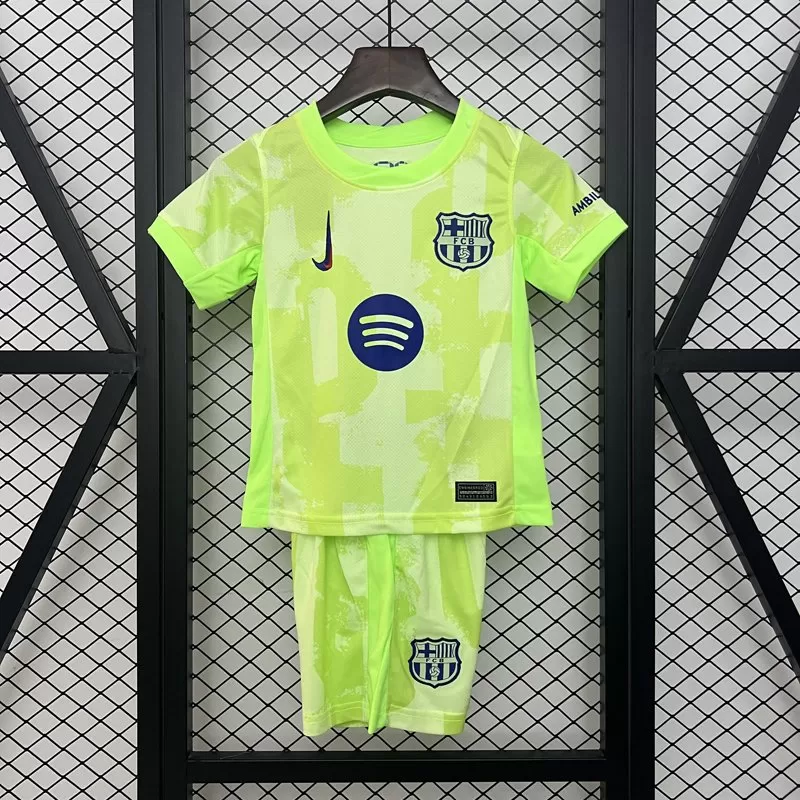 Echipament fotbal FC Barcelona 2024-25 copii Treilea
