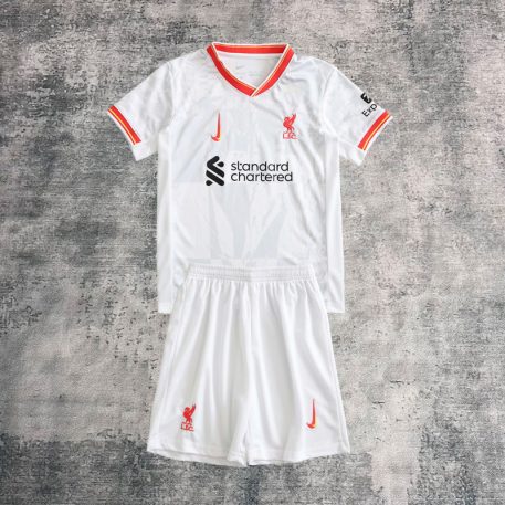 Echipament fotbal Liverpool Tricou Treilea 24-25 pentru copii