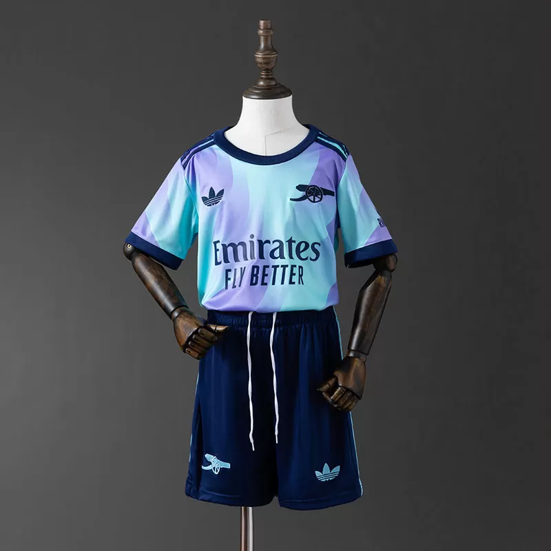 Echipament fotbal copii Arsenal 2024/25 al treilea