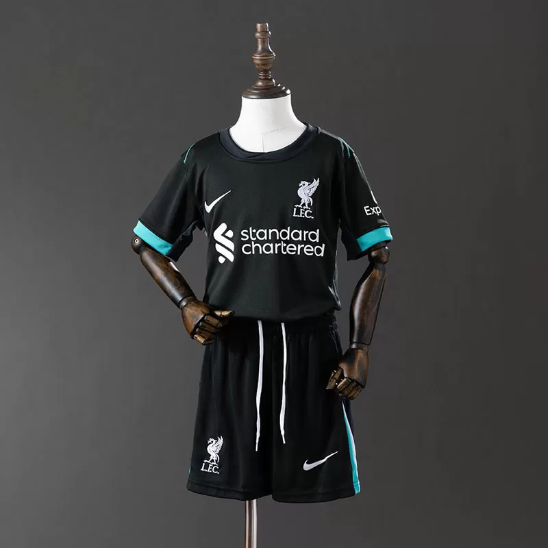 Echipament fotbal copii Liverpool 2024-25 deplasare