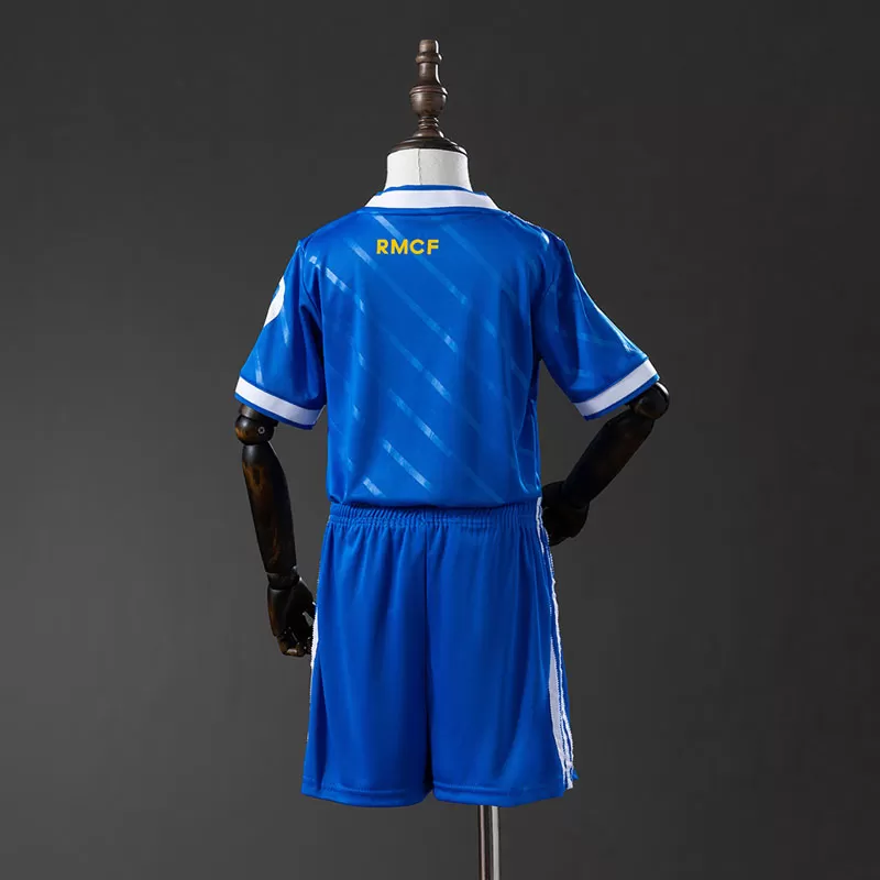 Real Madrid 25-26 Treilea set copii fotbal – echipament albastru Real Madrid 25/26 Treilea set copii fotbal – echipament albastru