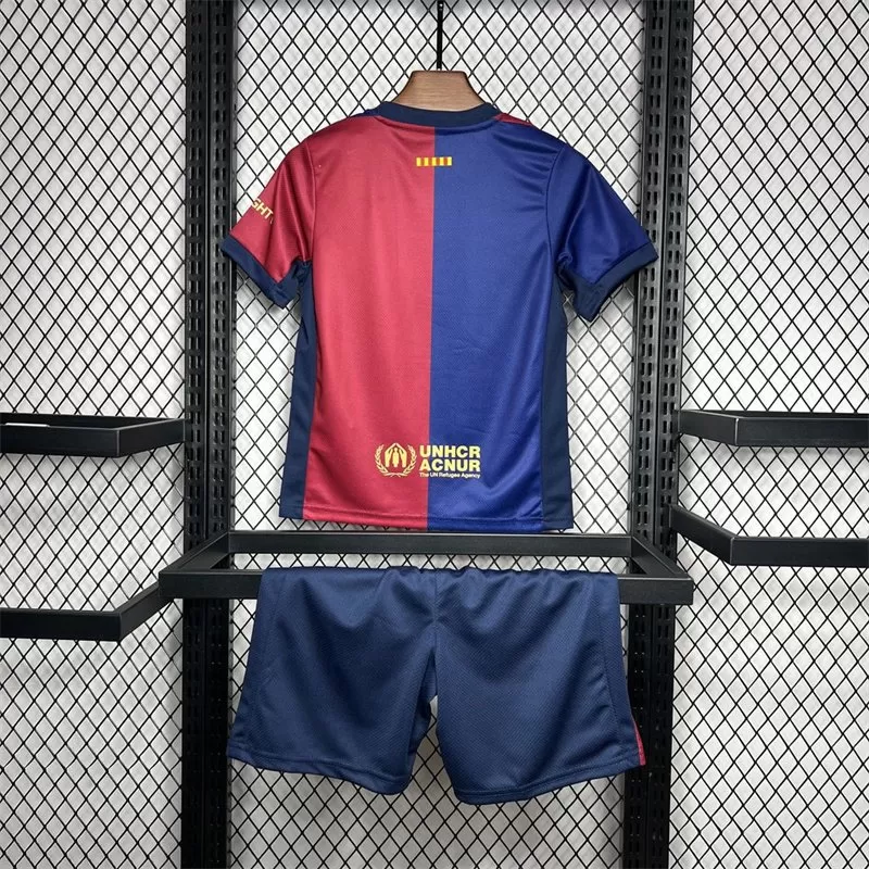 Set Tricou + Șort Barcelona Acasă 2024/25 Copii