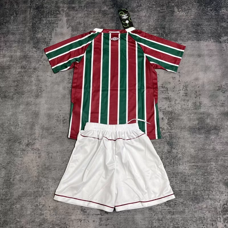 Set Tricou și Pantaloni Scurți Fluminense Acasă 2025-26 pentru Copii