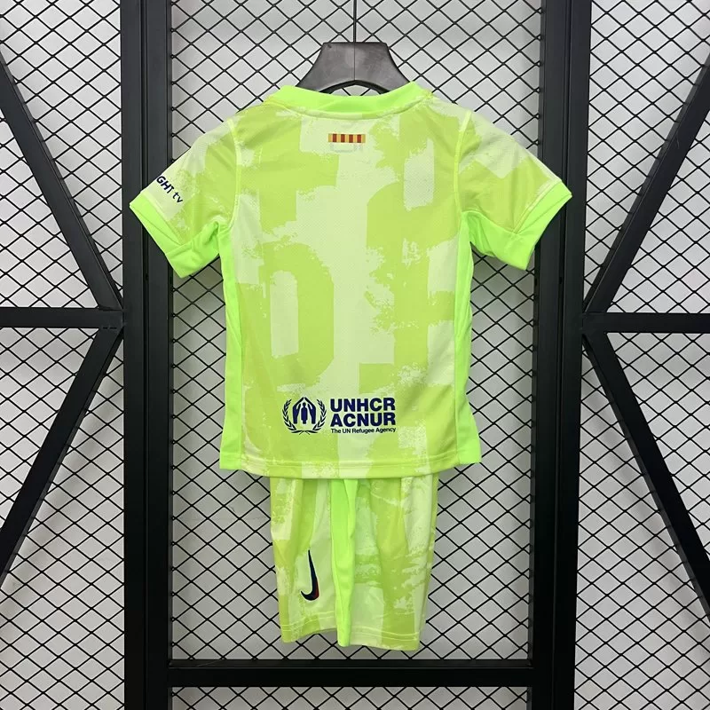 Set Tricouri Fotbal Barcelona Treilea 2024-2025 Pentru Copii