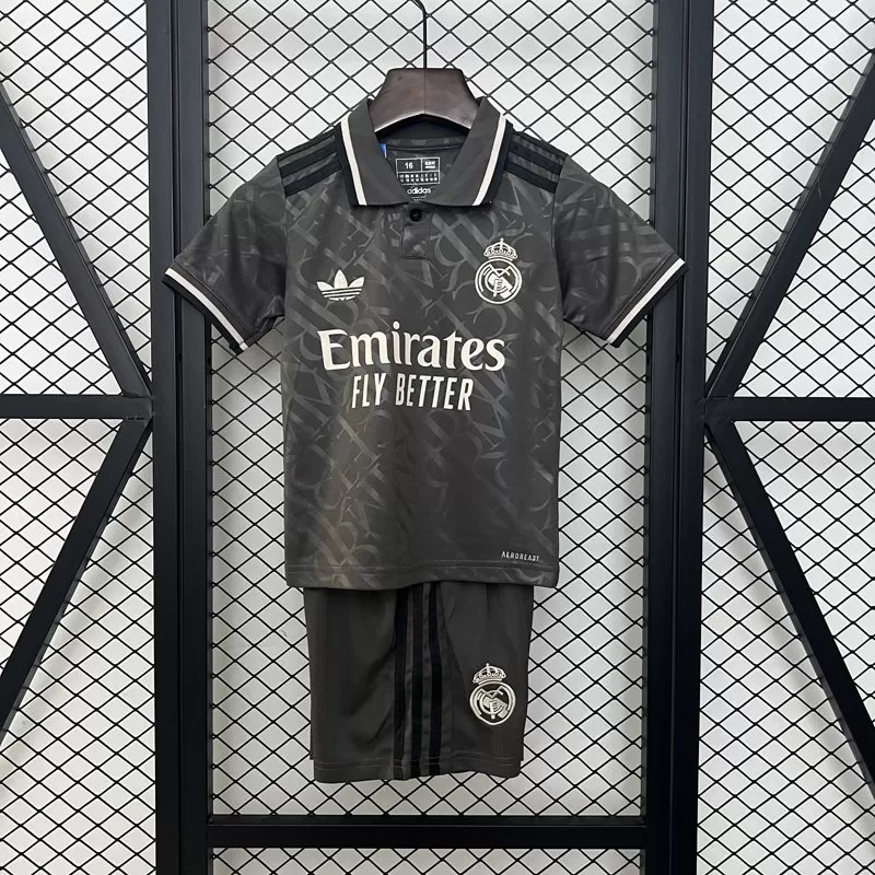 Set de tricouri de fotbal Real Madrid Treilea pentru sezonul 24/25 copii