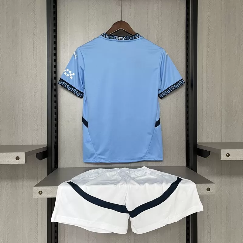 Set of tricou pentru fotbal acasă pentru copii Manchester City 24-25