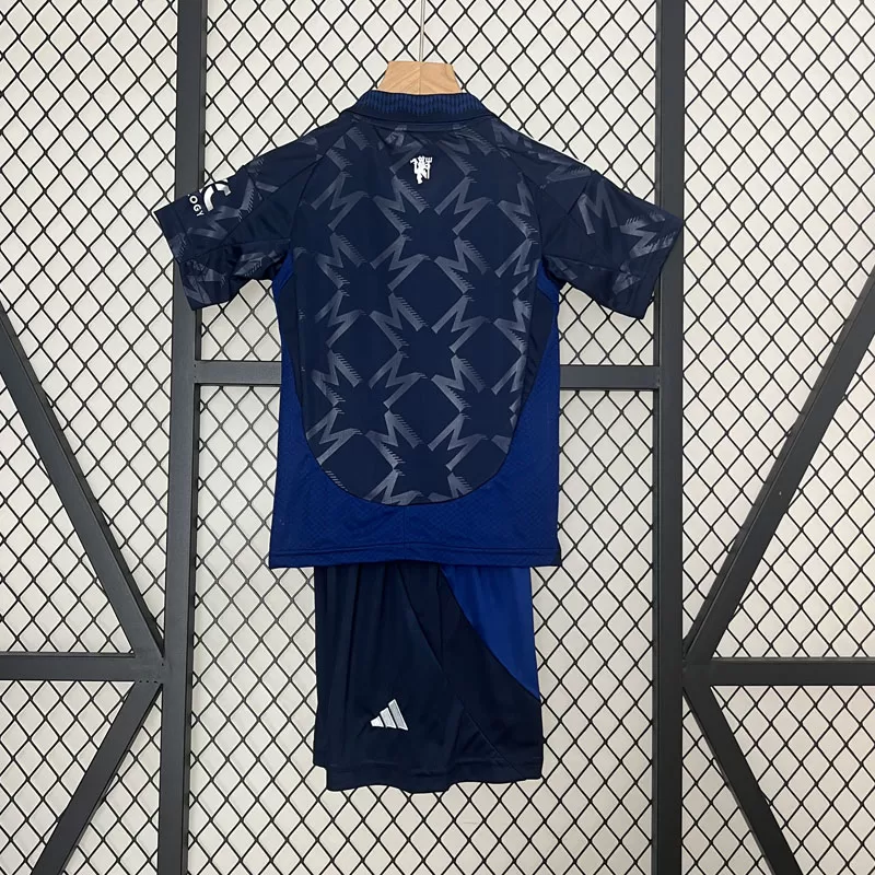 Tricou Fotbal deplasare Manchester United sezon 24-25 Copii