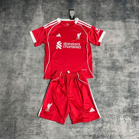 Tricou fotbal Liverpool acasă 2025-26 pentru copii