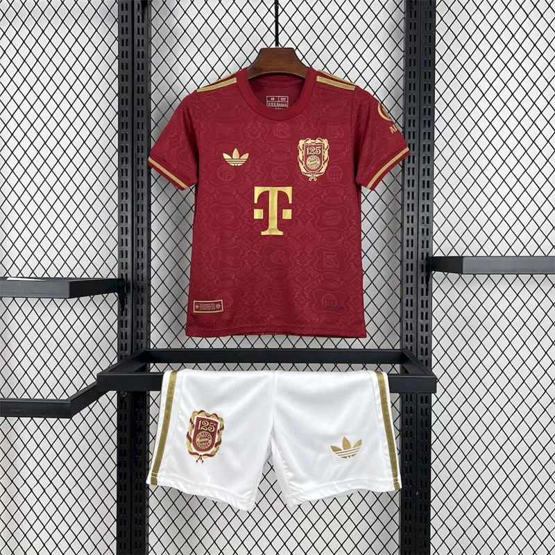 Tricou fotbal copii Bayern München 125 ani 2024/2025