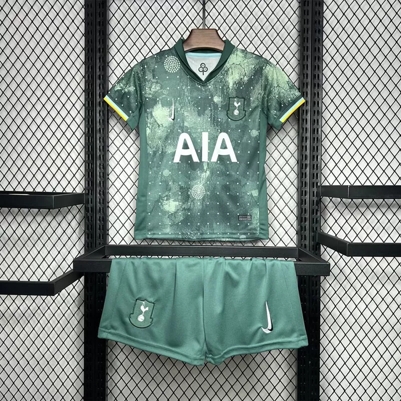 Tricou și pantaloni copii Tottenham Hotspur treilea 2024/25