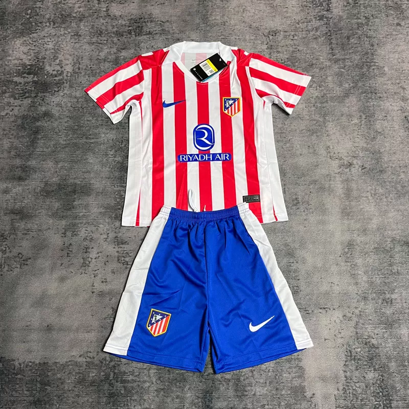 Tricouri și pantaloni acasă Atletico Madrid 2025/26 copii