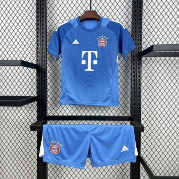 Echipament Copii Portar Bayern München 2025/26 - Albastru Complet