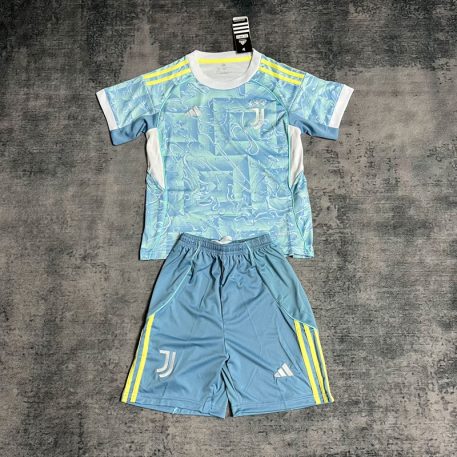 Echipament Deplasare Juventus 2025/26 pentru Copii - Tricou și Pantaloni