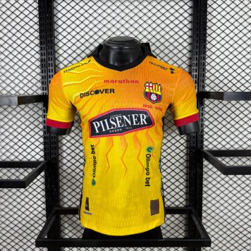 Echipament Fotbal Barcelona SC 2025 Tricou Acasă Galben Bărbați
