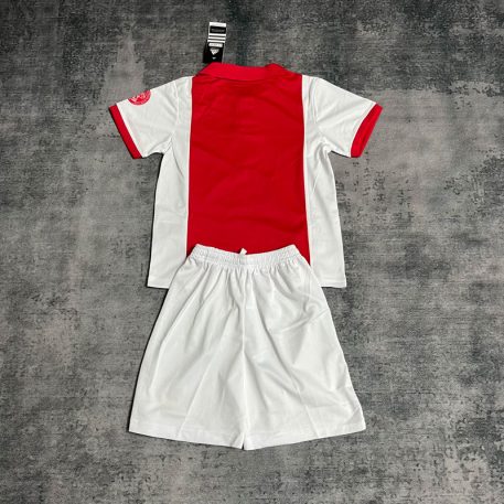 Echipament Fotbal Copii Ajax 125 Ani – Set Tricou și Șort 2025