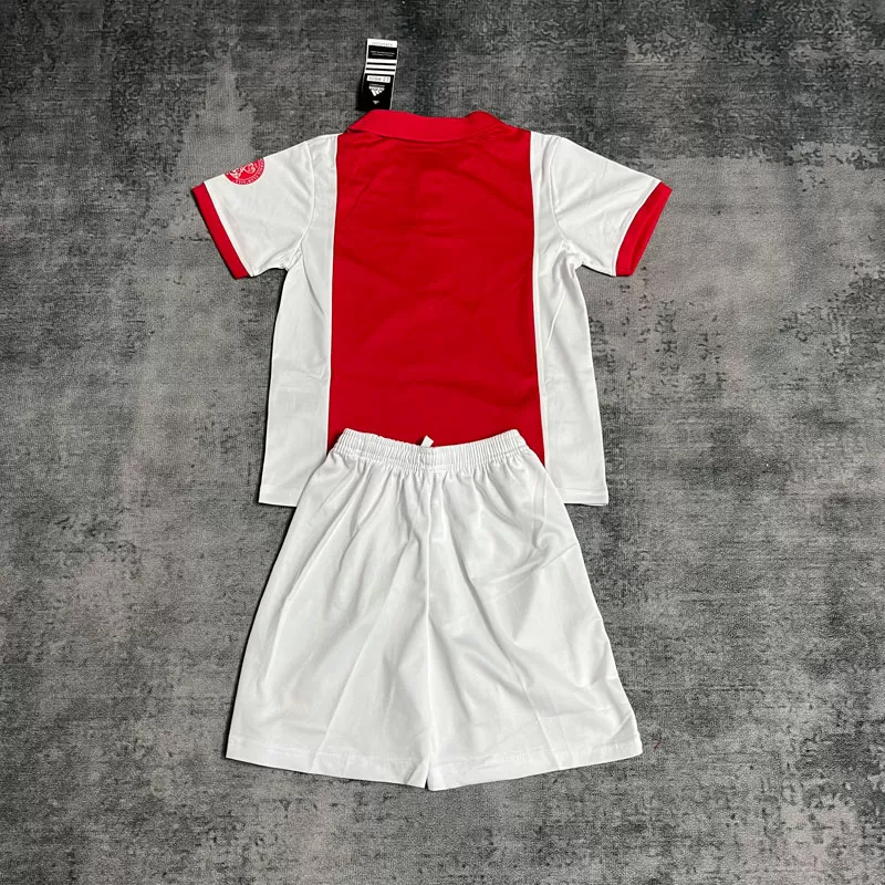 Echipament Fotbal Copii Ajax 125 Ani – Set Tricou și Șort 2025