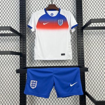 Echipament Fotbal Copii Anglia 2025 Acasă - Set Tricou și Șort