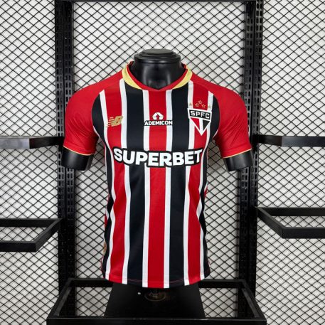 Echipament São Paulo FC deplasare 2025 tricou bărbătesc fotbal
