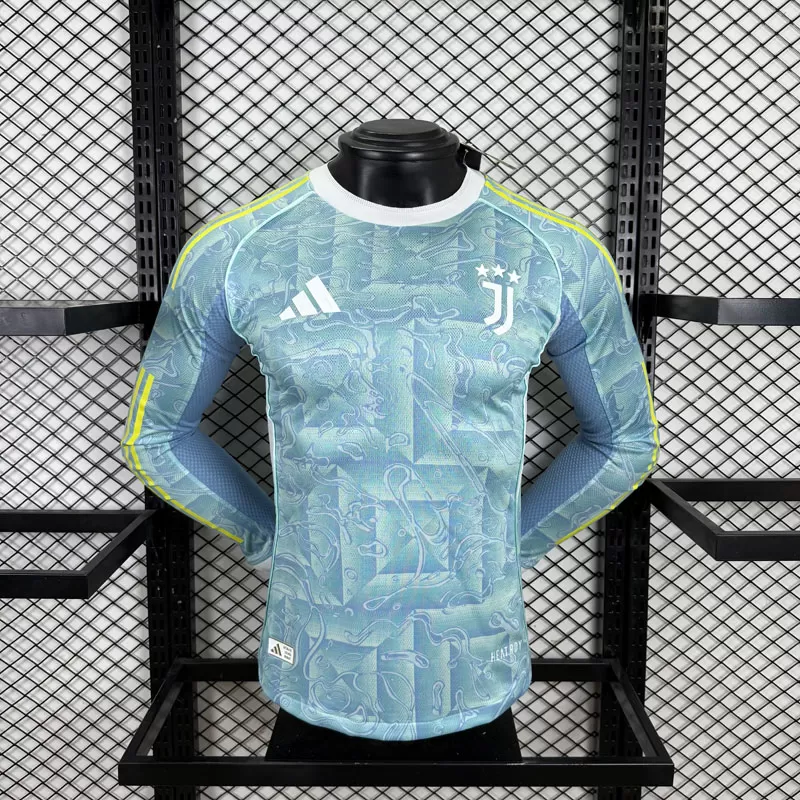 Echipament fotbal Juventus deplasare 2025/26 tricou lung pentru bărbați