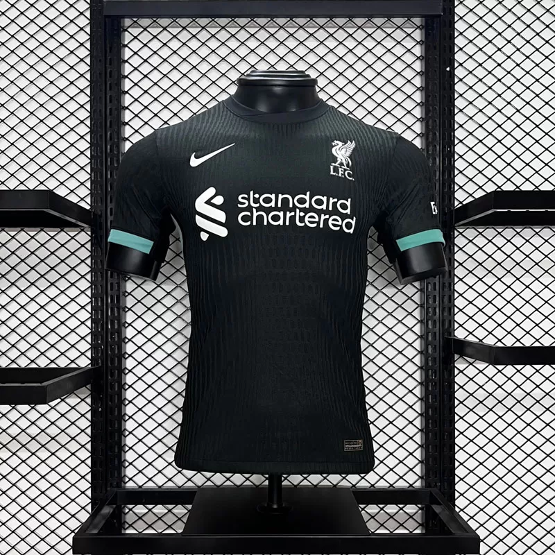 Echipament fotbal Liverpool Tricou Deplasare 2024-25 maneca scurta