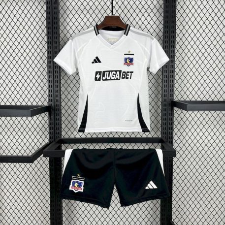 Echipament fotbal copii Colo-Colo 2025/26 acasă - set tricou și șort
