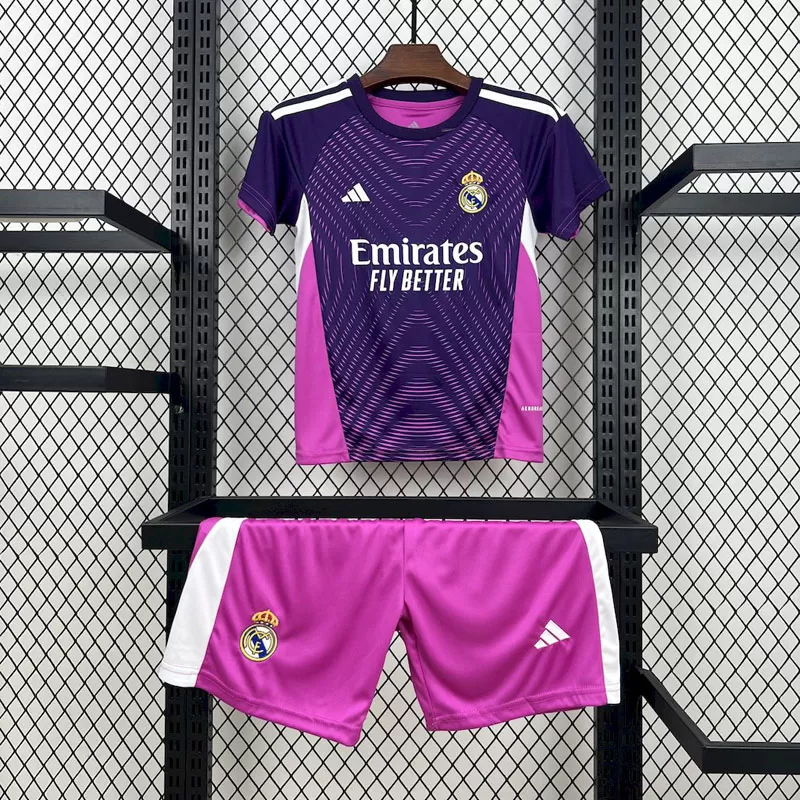 Echipament portar copii Real Madrid 2025/26 Mov Roz