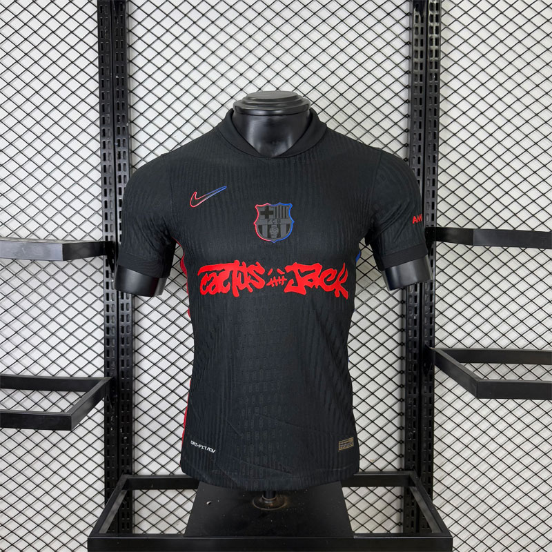 FC Barcelona x Travis Scott tricou negru 2025 pentru bărbați