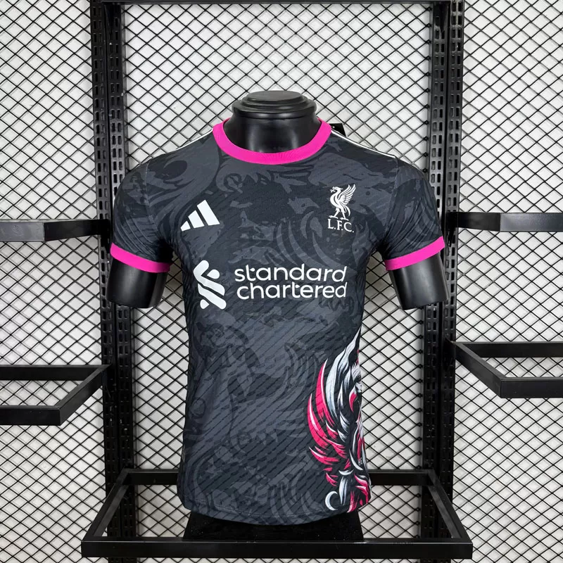 Liverpool 2025/26 Tricou Special Bărbați - Gri și Roz