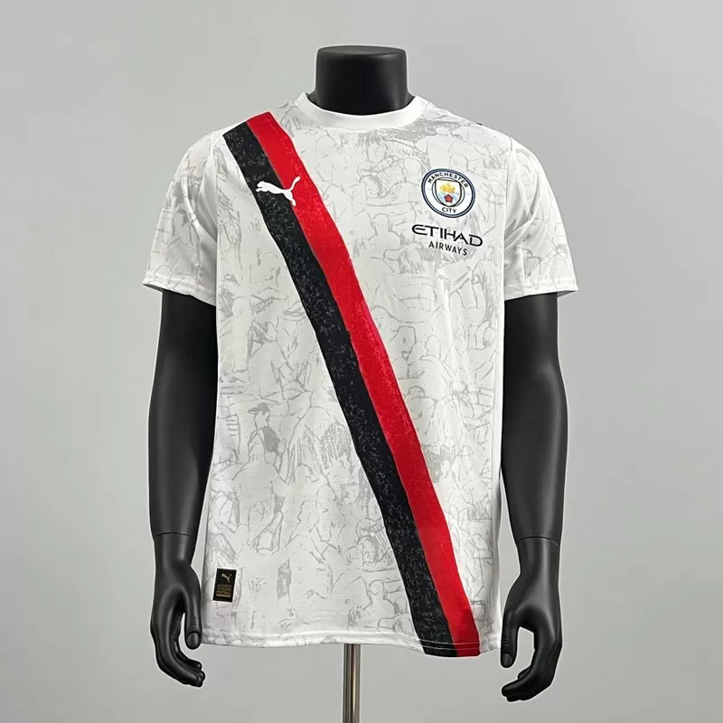 Tricou fotbal Manchester City 2025/26 bărbați – echipament Cupa Mondială a Cluburilor away