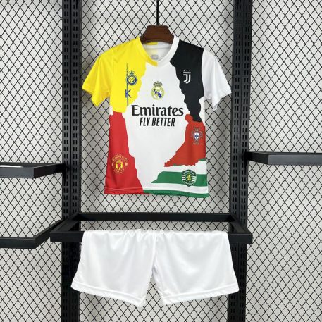 Ronaldo 2025 tricou ediție comemorativă pentru copii pasionați de fotbal