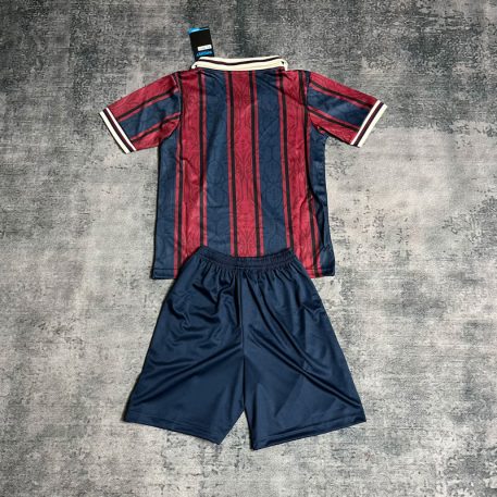 Set FC Barcelona Copii – Tricou Retro Modernist 2025/26