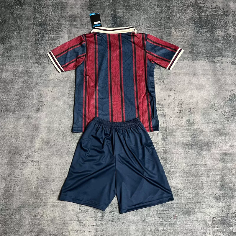 Set FC Barcelona Copii – Tricou Retro Modernist 2025/26