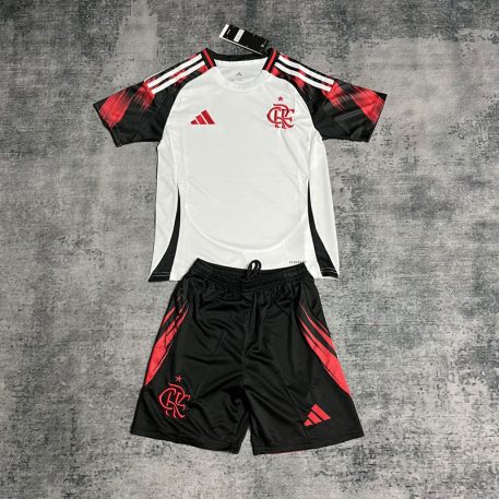 Set Fotbal Copii Flamengo 2025/26 Tricou Deplasare și Pantaloni Scurți