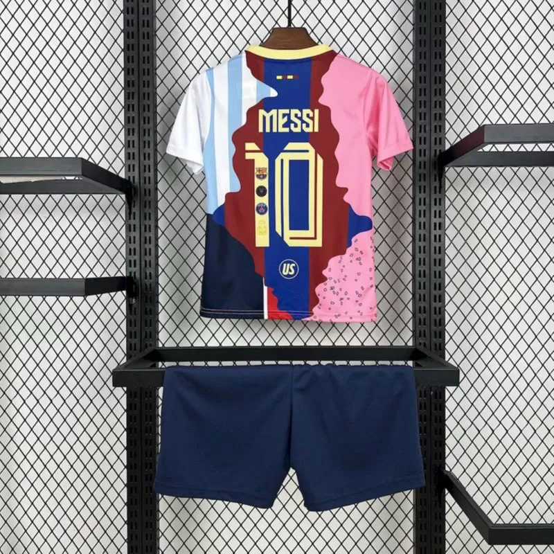Set fotbal copii Messi - Barcelona PSG Inter Miami Argentina ediție comemorativă