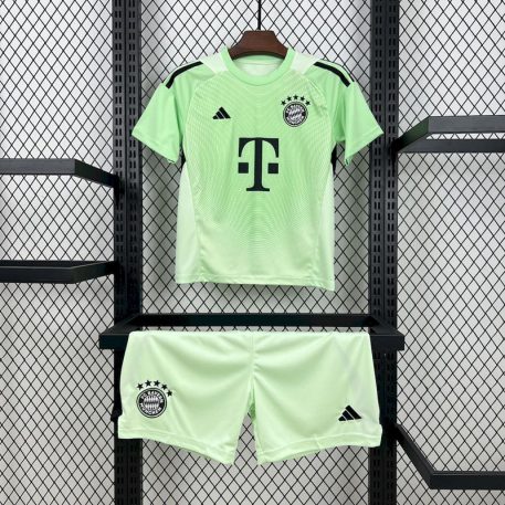 Set portar copii Bayern Munchen 2025/26 – Tricou și pantaloni verzi