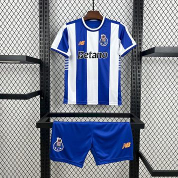Set tricou și șort FC Porto copii 2025-26 echipament acasă