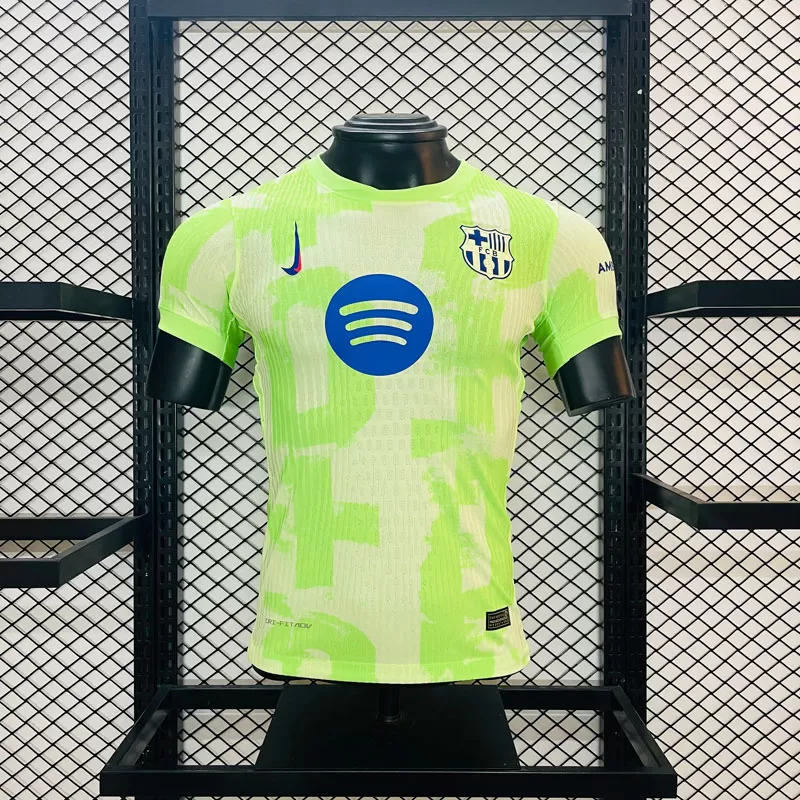 Tricou FC Barcelona 2024/25 - Echipament al treilea verde pentru bărbați