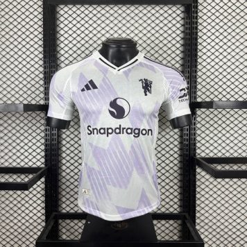 Tricou Fotbal Deplasare Manchester United 2025/26 pentru Bărbați