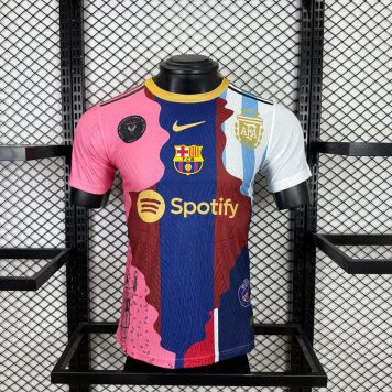 Tricou Special 2025 Messi - Ediție Colaborativă cu Design Patchwork