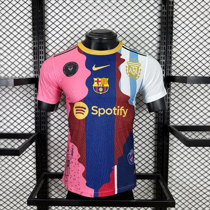 Tricou Special 2025 Messi - Ediție Colaborativă cu Design Patchwork
