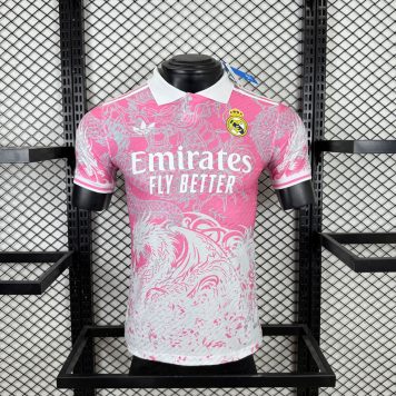 Tricou de Fotbal Roz Real Madrid 2025/26 Ediție Specială pentru Bărbați