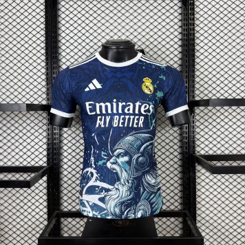 Tricou fotbal Real Madrid bărbați - versiune specială viking sezon 2025/26