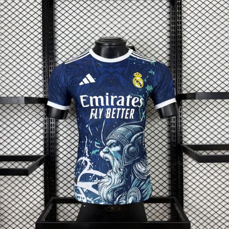 Tricou fotbal Real Madrid bărbați - versiune specială viking sezon 2025/26