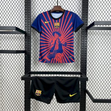 Tricou și pantaloni copii Barcelona - Design special Luffy One Piece