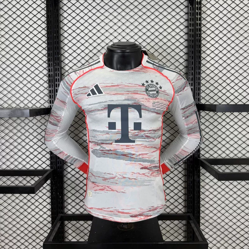 Bayern Munchen 2025/26 tricou fotbal bărbați deplasare cu mâneci lungi