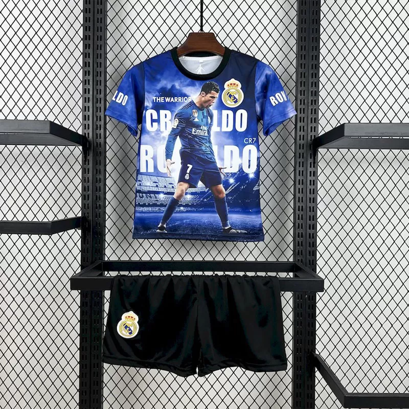 Cristiano Ronaldo Tricou + Pantaloni Real Madrid 2025/26 pentru Copii
