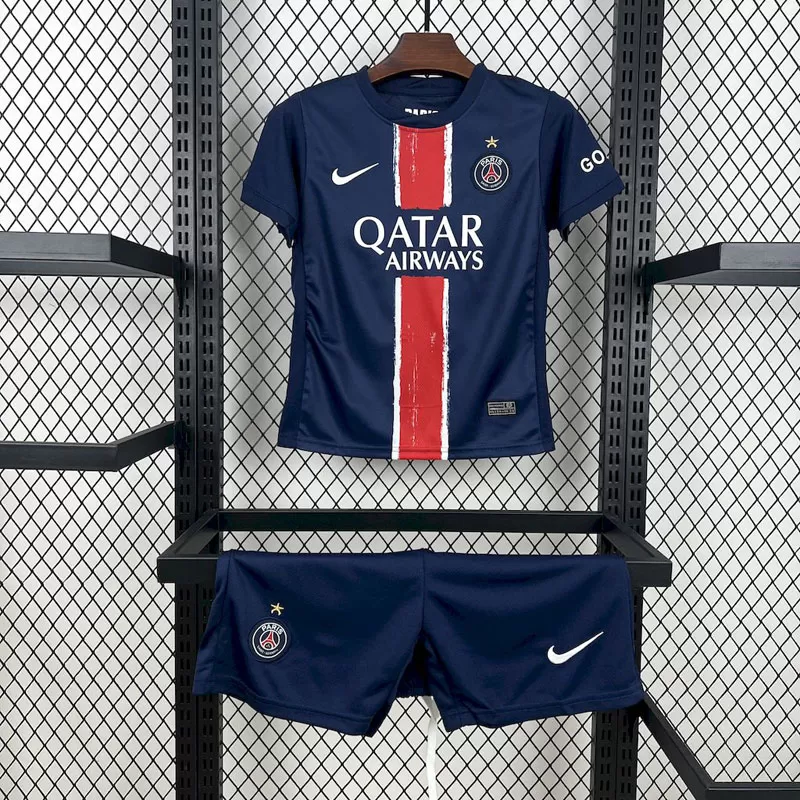 Echipament PSG copii 2024/25 acasă cu 1 stea - tricou + pantaloni scurți