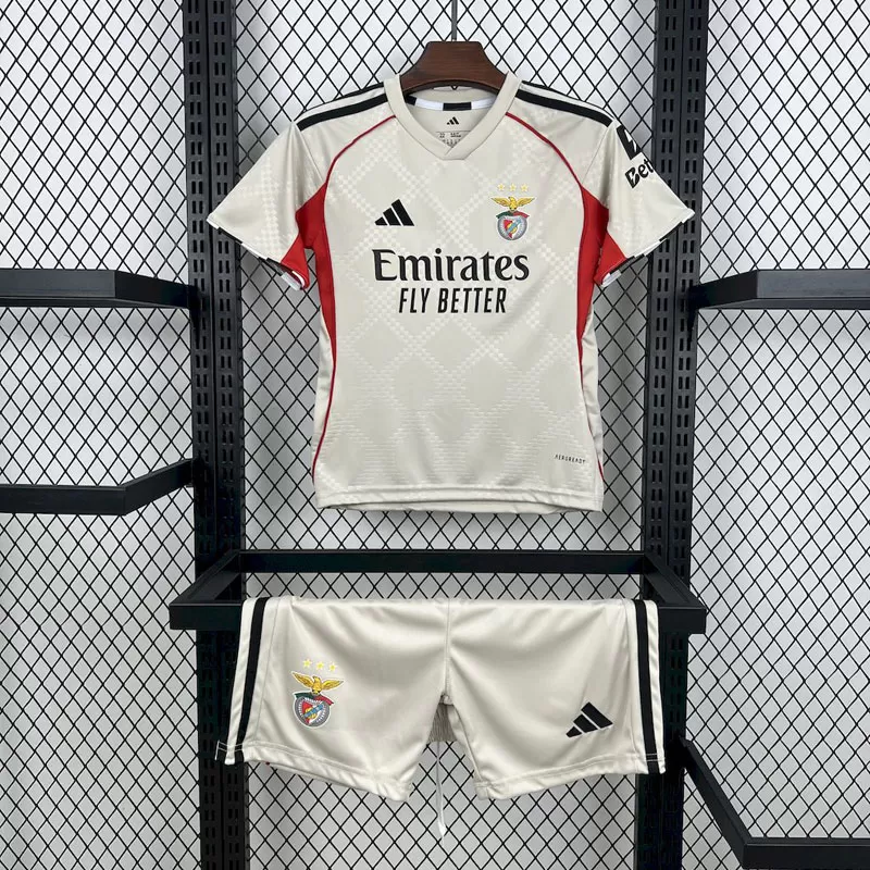 Echipament de deplasare SL Benfica 2025/26 pentru copii